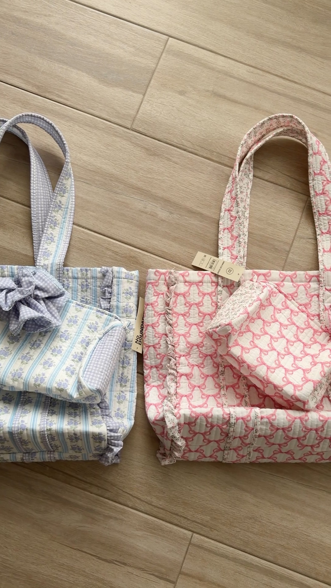 Oh my gosh! How CUTE are these totes?! Under $18! And the matching toiletry bag / scrunchie combo for $11 🤍 these make such cute spring totes and gifts!

#totebag #designerinspired #walmartfind #walmart #travelbag #weekender #worktote #shoppingtote #bows #gingham 

#LTKSeasonal #LTKSaleAlert #LTKTravel