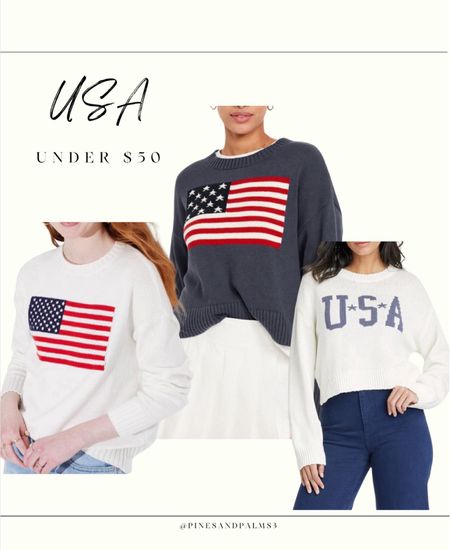 Under $30 flag sweater, top seller 

#LTKFindsUnder50 #LTKSeasonal #LTKFestival