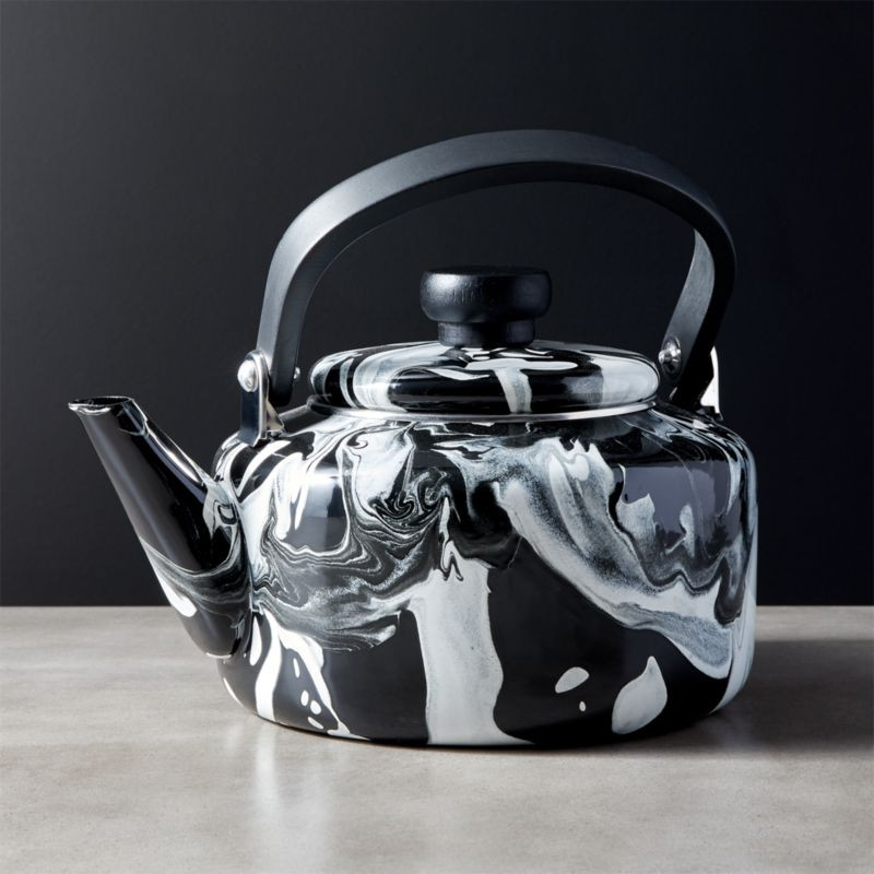 Brew Enamel Teapot + Reviews | CB2 | CB2