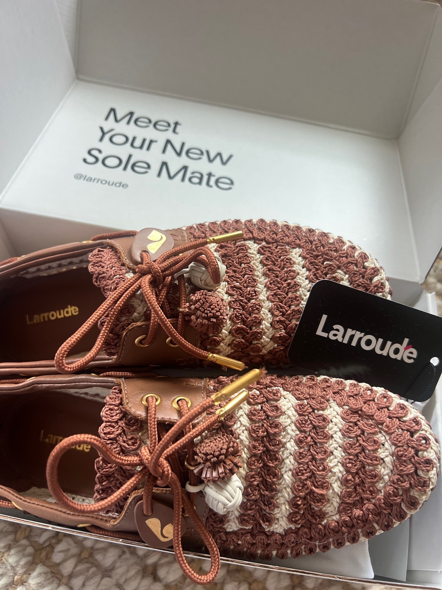 And they arrived! I’ve been eyeing these #larroude crochet boat shoes for some time! I finally to the plunge and bought them and can’t be happier! Casual and stylish!! #boatshoes #larroude #summershoes #crochetshoes #shoefetish

#LTKdayinmylife #LTKSaleAlert #LTKSeasonal