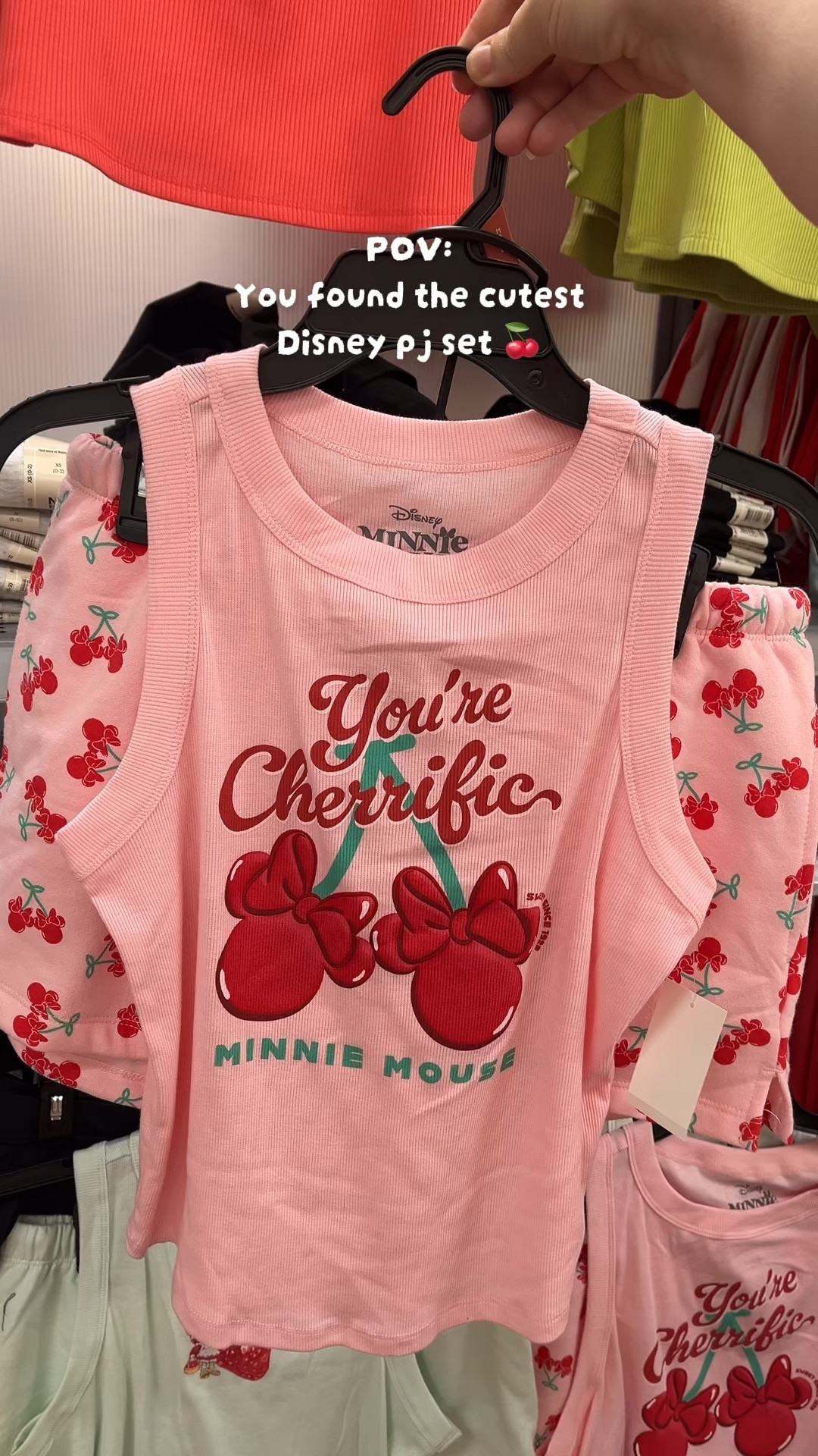 The cutest Disney pj set with cherry Minnie Mouse! 

#LTKTravel #LTKMidsize #LTKootd
