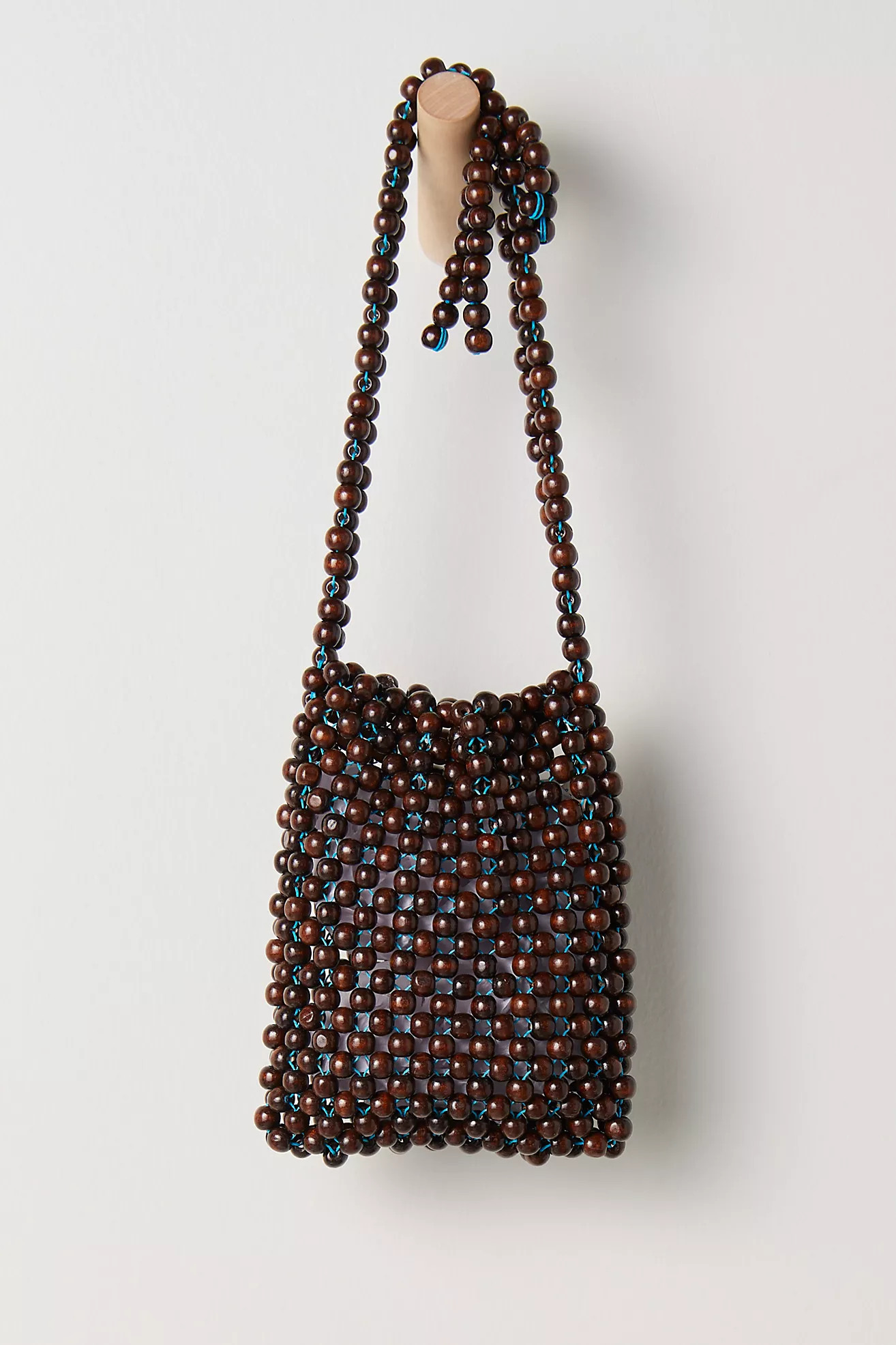 Reynaldo Wood Bead Bag | Free People (UK)