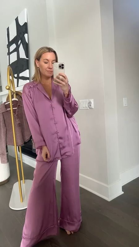 Splurged and got the cutest silk Free People pajamas from Nordstrom! Comes in tons of colors 

#LTKstyletip #LTKfindsunder100 #LTKVideo