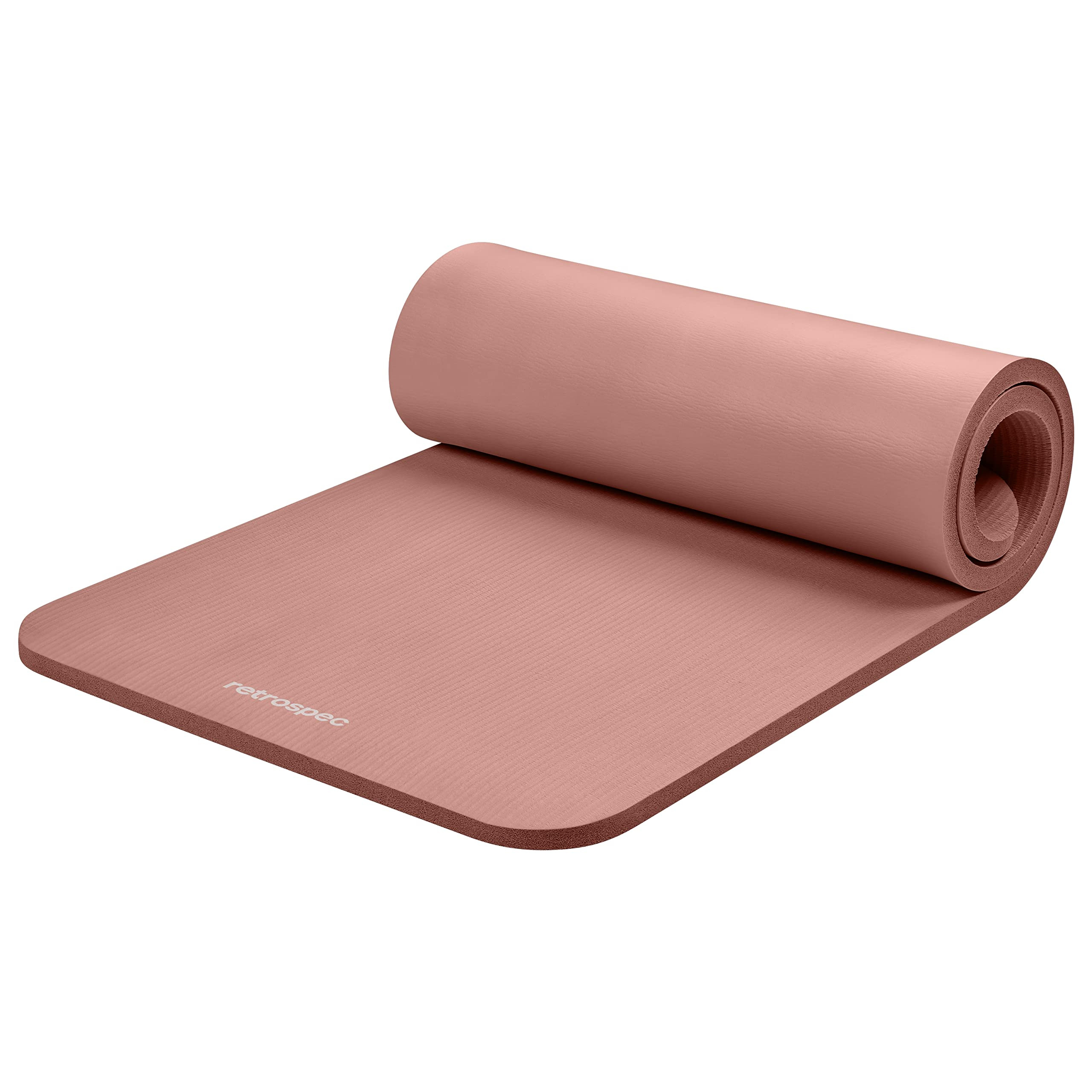 Retrospec Solana Yoga Mat 1" Thick w/Nylon Strap for Men & Women - Non Slip Exercise Mat for Home... | Amazon (US)