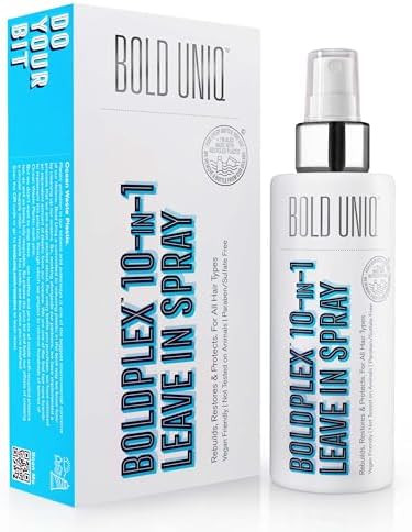 Boldplex Heat Thermal Protectant -10-in-1 Leave in Treatment Spray For Frizzy, Dry, Damaged, Colo... | Amazon (US)