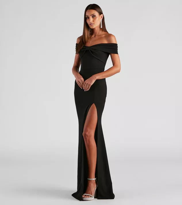 Myra formal outlet high slit dress