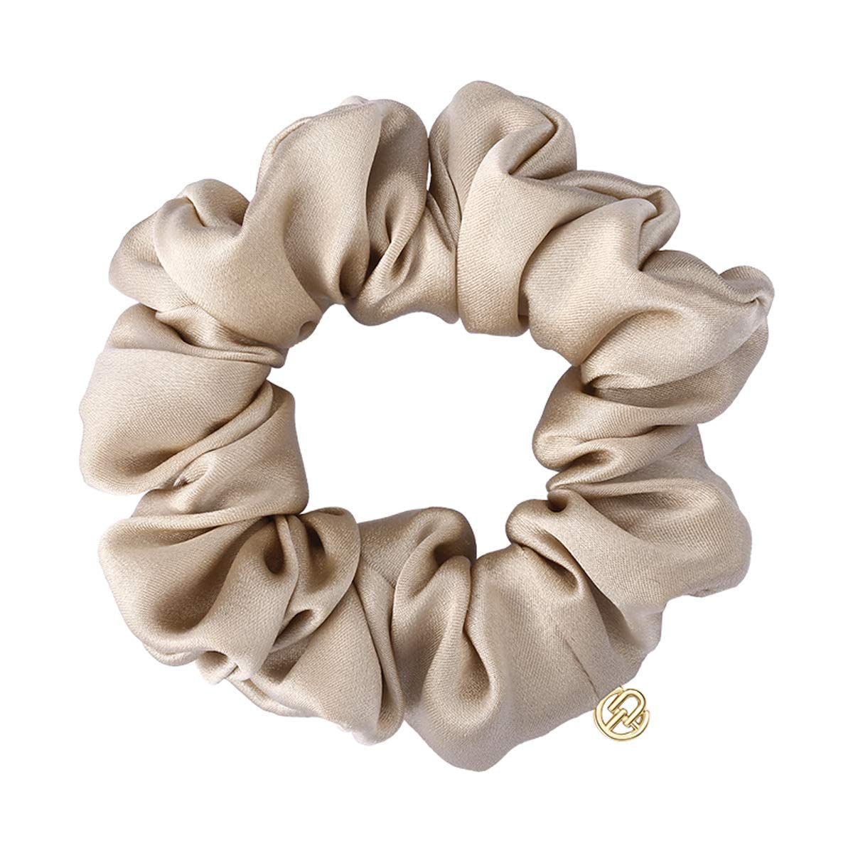 EVITA PERONI Black Mulberry Silk Hair Scrunchies Elastic Ties Ponytail Holder Gift for Women Girl... | Amazon (US)