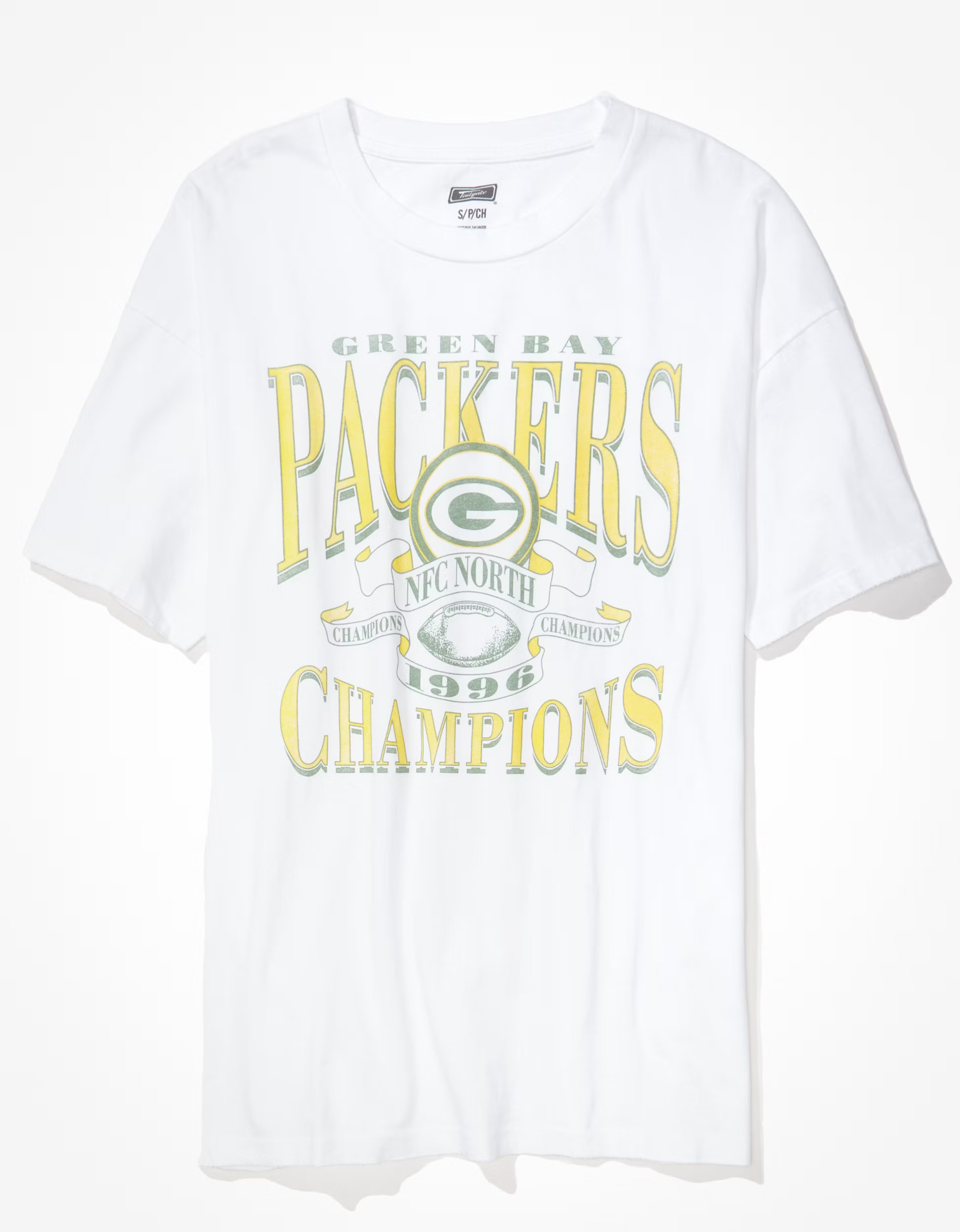 Tailgate Women's Green Bay Packers Oversized Graphic T-Shirt | American Eagle Outfitters (US & CA)