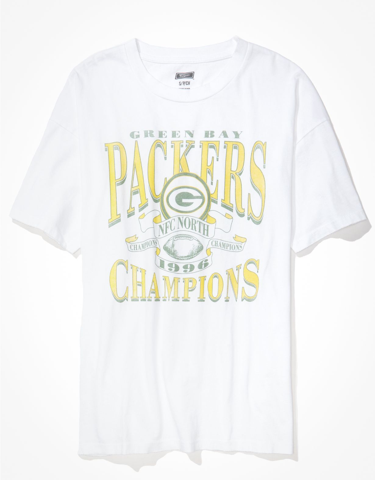 Tailgate Women's Green Bay Packers Oversized Graphic T-Shirt | American Eagle Outfitters (US & CA)