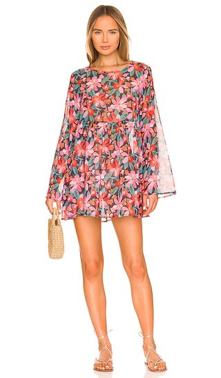 Joslyn Dress in Fiery Plumeria | Revolve Clothing (Global)