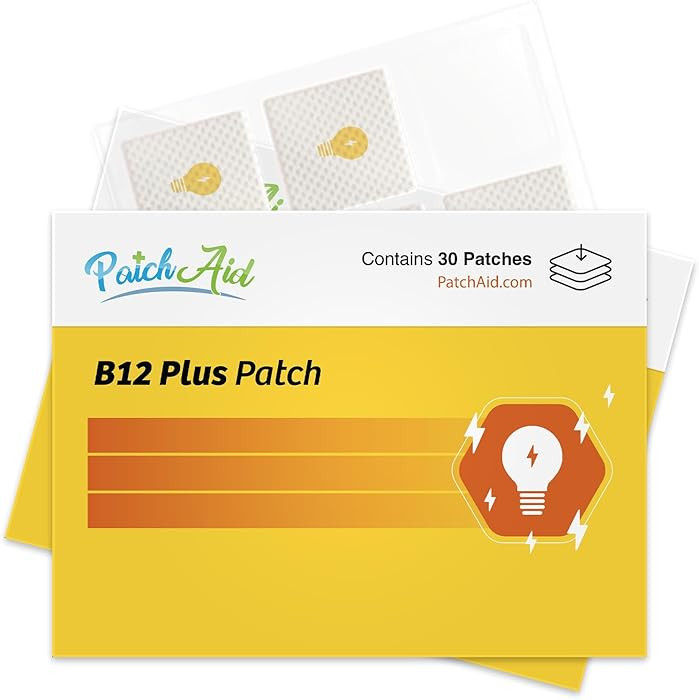B12 Energy Plus Topical Patch by PatchAid 30-Day Supply | Amazon (US)