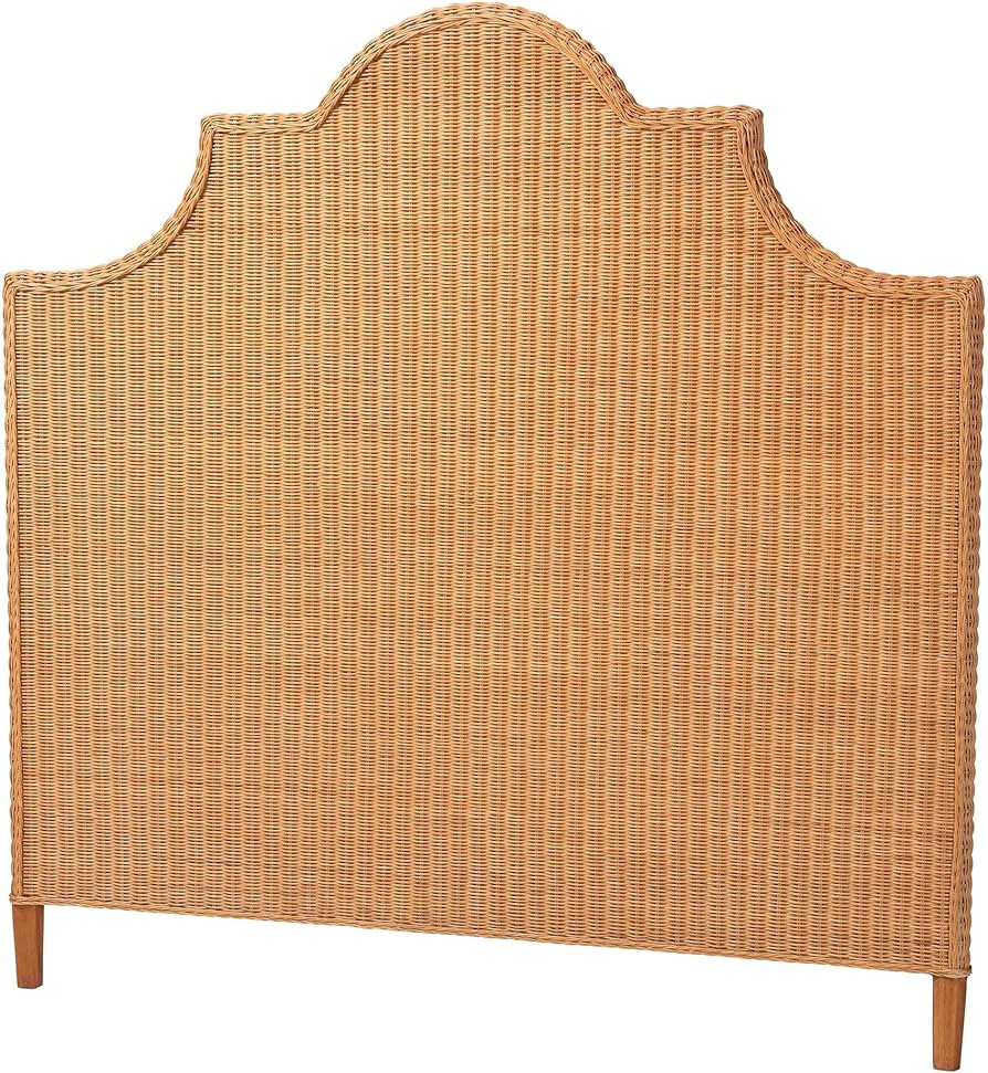 Bali & pari Melanie Bohemian Light Honey Rattan King Size Standalone Headboard | Amazon (US)