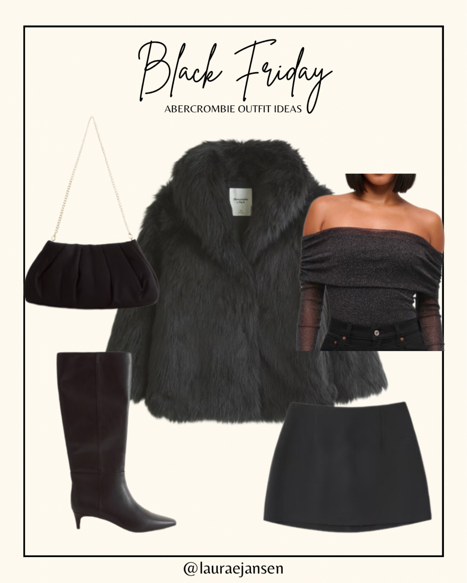 Black Friday deals - Abercrombie winter/holiday outfit inspo for my all black loving girlies 🖤

#LTKCyberWeek #LTKParties #LTKHoliday