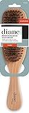 Diane Firm Reinforced Boar and Nylon Bristle, Curved Wave Mens Hair Brush with Handle, Tan | Amazon (US)