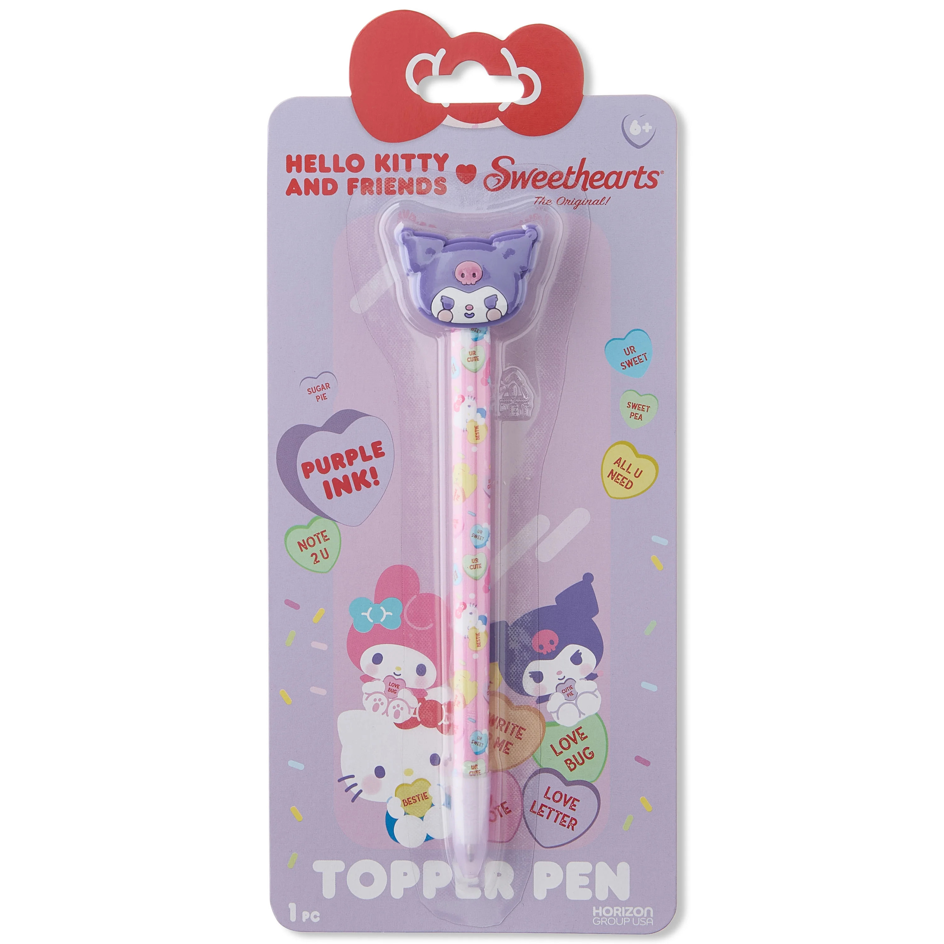 Hello Kitty® And Friends x Sweethearts® Topper Pen – Kuromi™ | Walmart (US)