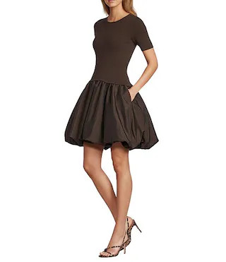 Antonio Melani Nikki Knit Crew Neck Short Sleeve Fit And Flare Mini Dress | Dillard's | Dillard's