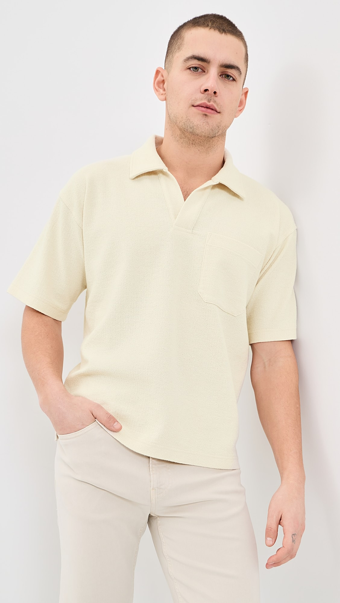 Textured Polo Top | Shopbop