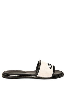 Isabel Marant Vikee Slide in Ecru & Black from Revolve.com | Revolve Clothing (Global)