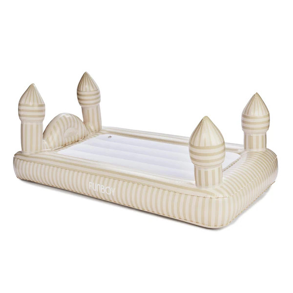 Kids Air Mattress
                      Striped Castle, Sleepover Bed | FUNBOY