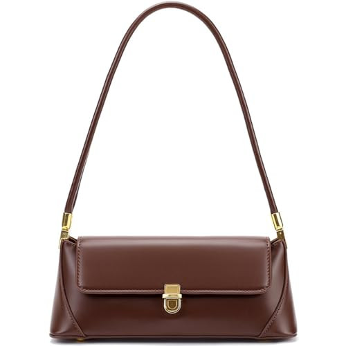 2025 Retro Small Leather Shoulder Bag for Women Crossbody Purse, Classic Handbag, Y2K Purses for Women Vintage | Amazon (US)