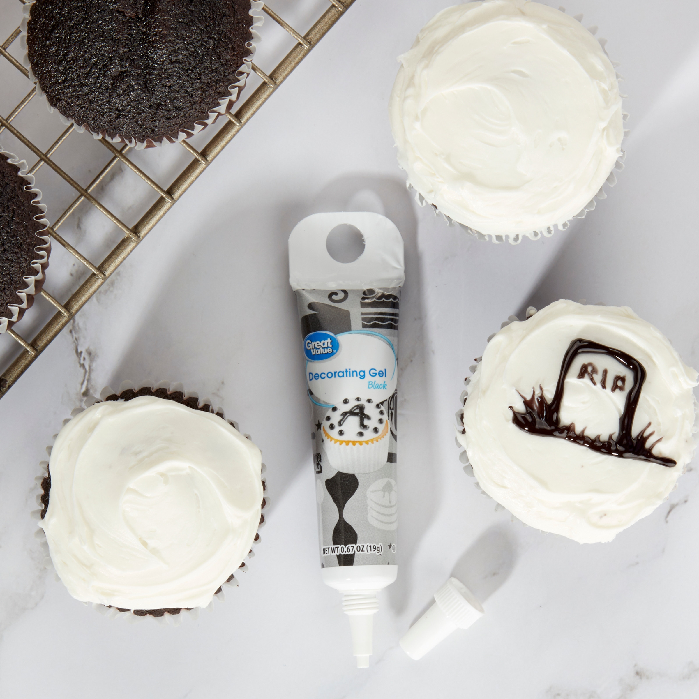 Great Value Decorating Gel, Black, 0.67 oz | Walmart (US)