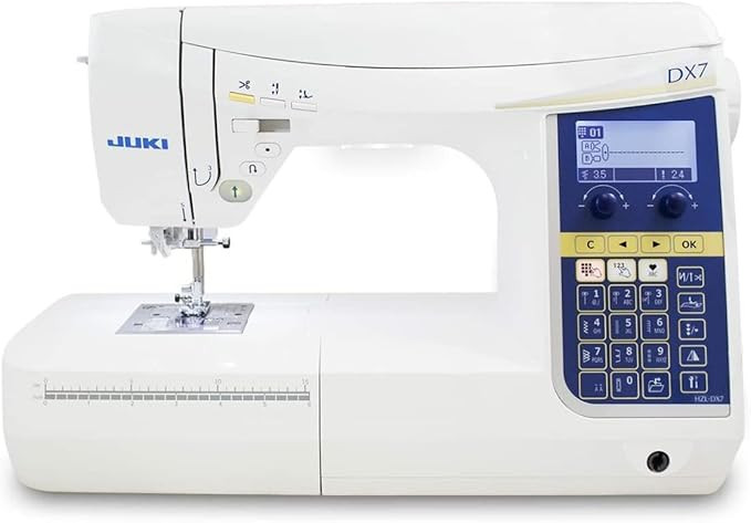 Juki HZL-DX7 Sewing Machine with 287 Stitch Patterns and 4 Fonts | Amazon (US)