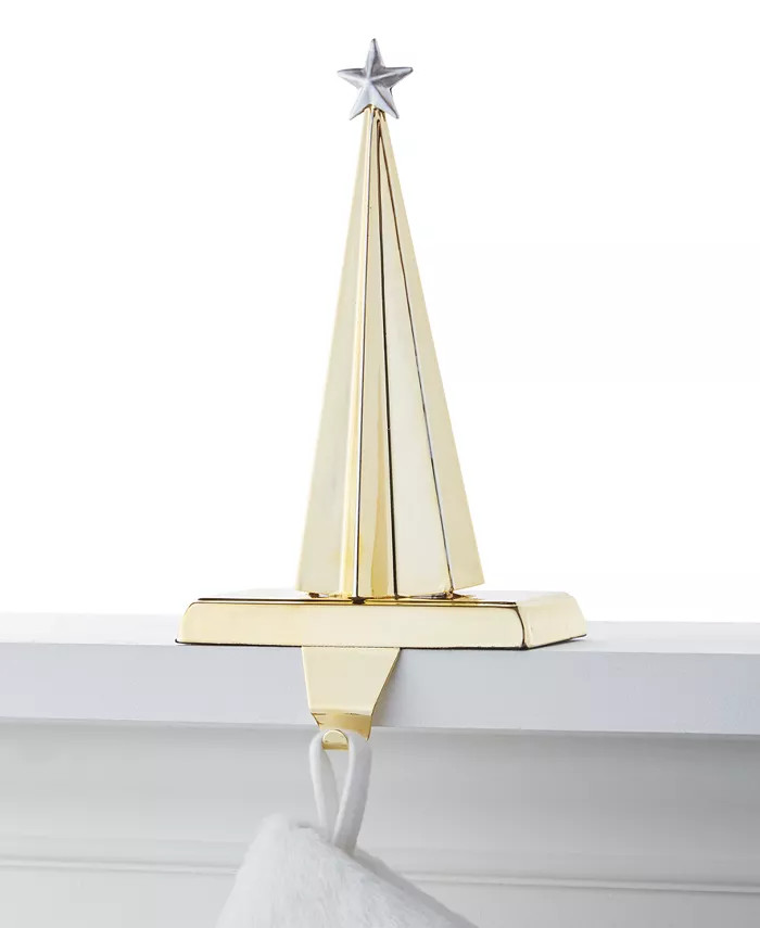 Shine Bright Gold-Tone Tree Stocking Holder, Created for Macy's | Macys (US)