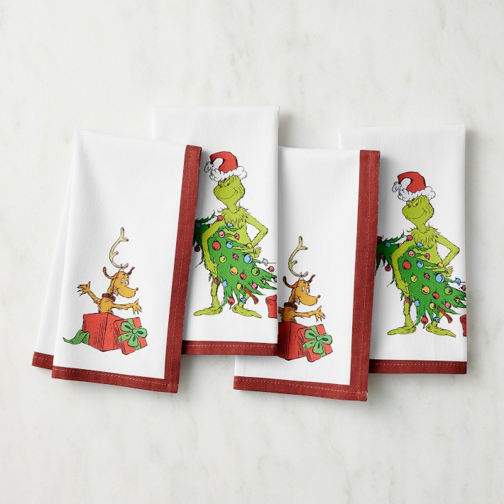 The Grinch™ Napkins | Williams-Sonoma
