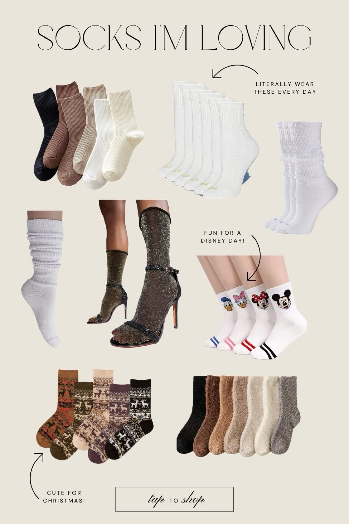 Cozy & cute socks I’m loving lately 🧦🫶🏼

#LTKfindsunder50