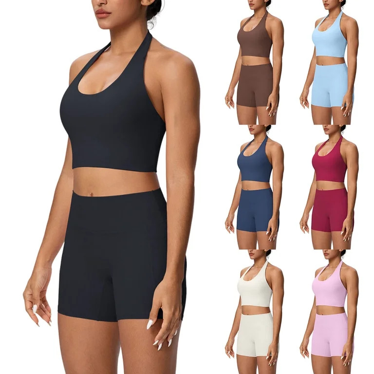 Bovxnpu Workout Sets for Women 2 Piece Tracksuit Set Athletic Yoga Outfits Outdoor Yoga Active We... | Walmart (US)