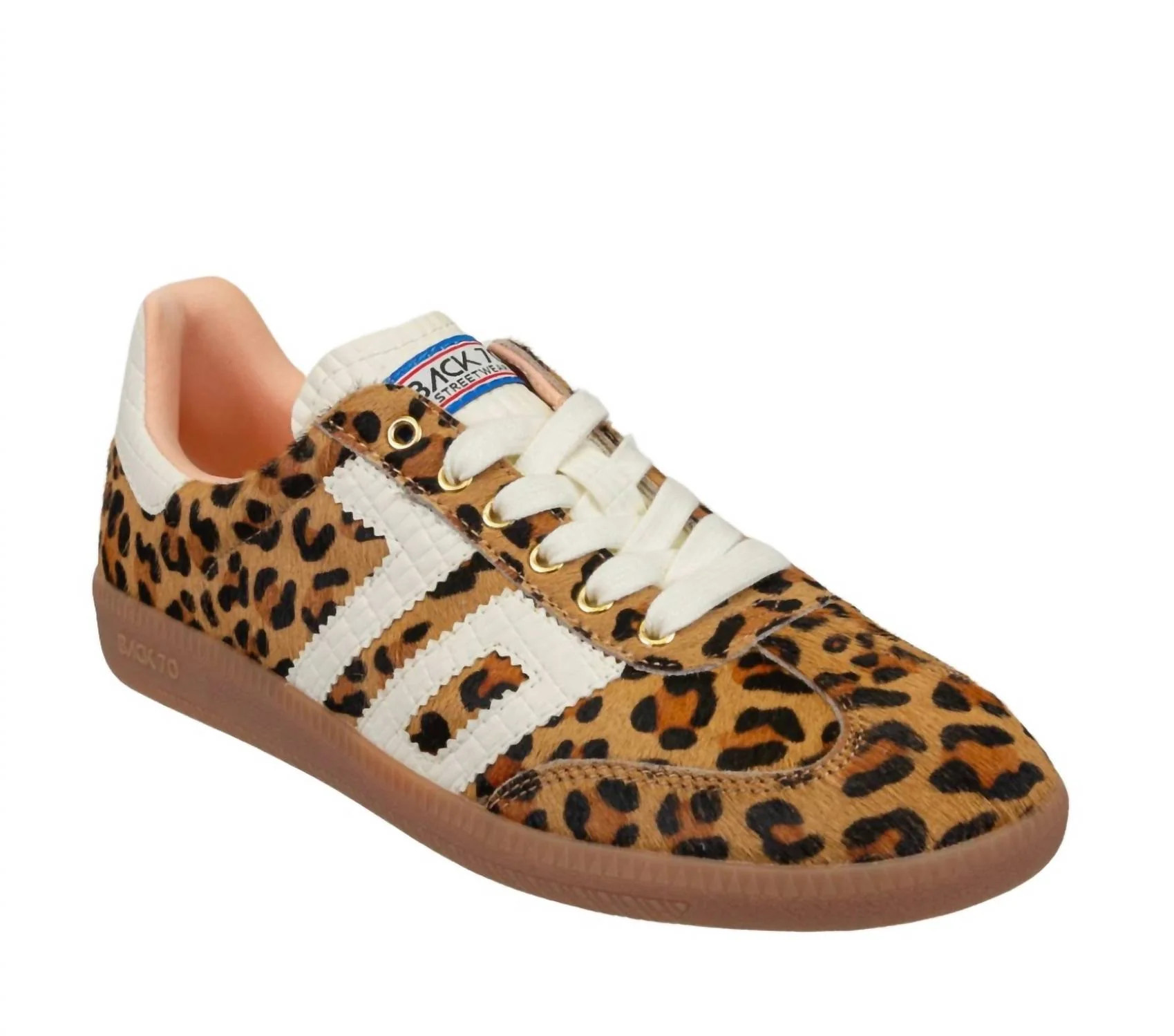 Women Cloud Sneakers In Leopard Camel White | Shop Simon