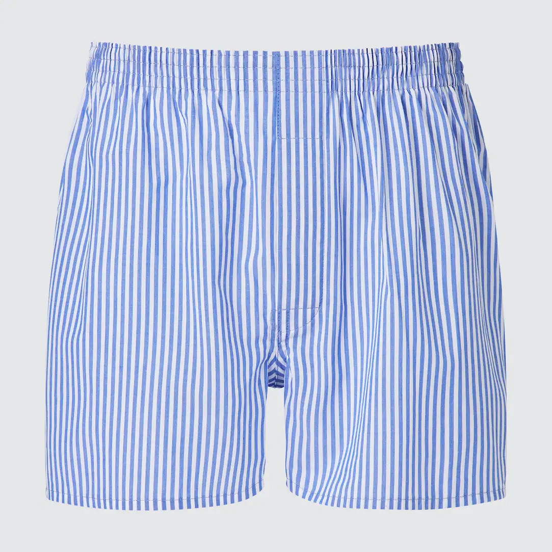 WOVEN STRIPED BOXER SHORTS | UNIQLO (UK)