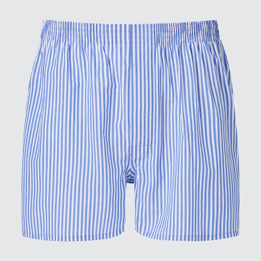 Woven Striped Boxer Shorts | UNIQLO (UK)
