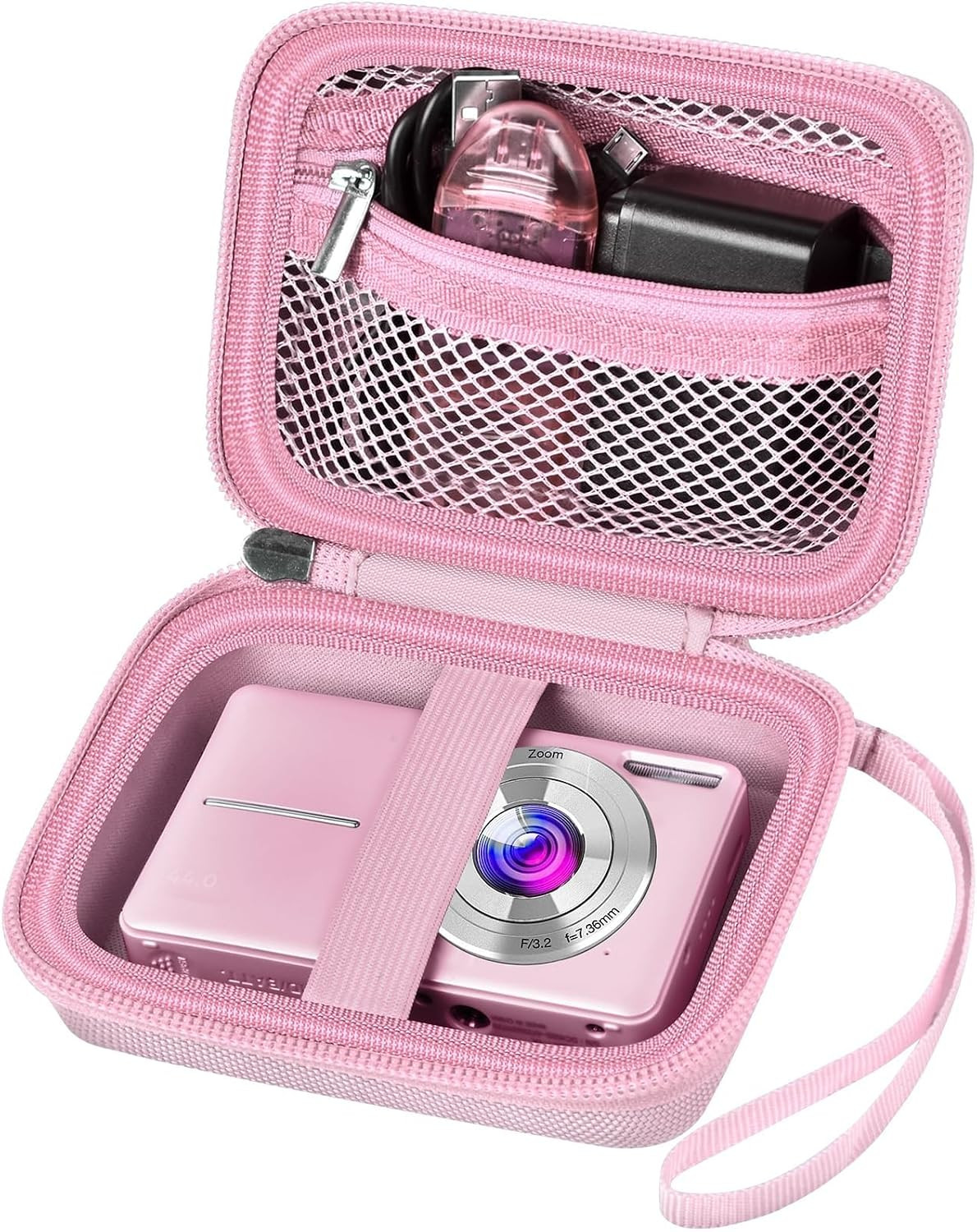 ALKOO Digital Camera Case for CAMKORY, Camera Pouch for KODAK Pixpro -Pink | Amazon (US)