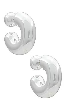 Jenny Bird Tome Large Hoops in Silver from Revolve.com | Revolve Clothing (Global)