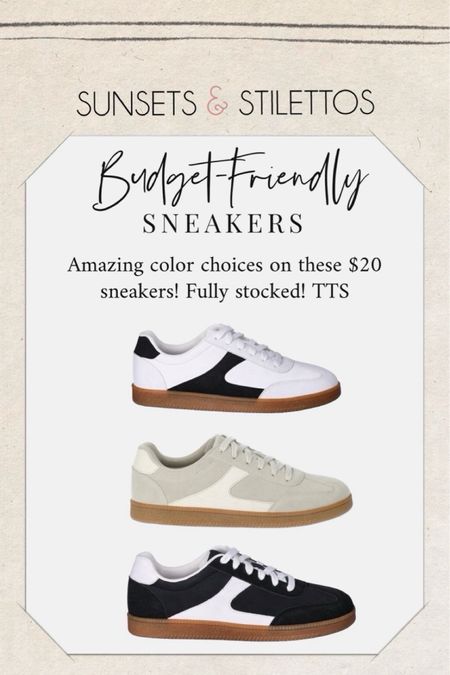 Budget friendly sneakers available in so many colors! Great as a staple for your summer outfits!

#LTKStyleTip #LTKSummerSales #LTKShoeCrush