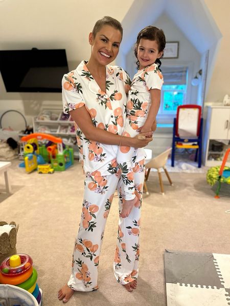 The cutest mommy and me matching PJs 😍😍😍 wearing size medium and Harper is in size 4T! 

#LTKkids