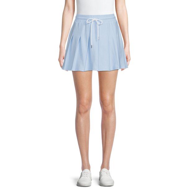 No Boundaries Juniors’ Knit Pleated Skirt - Walmart.com | Walmart (US)