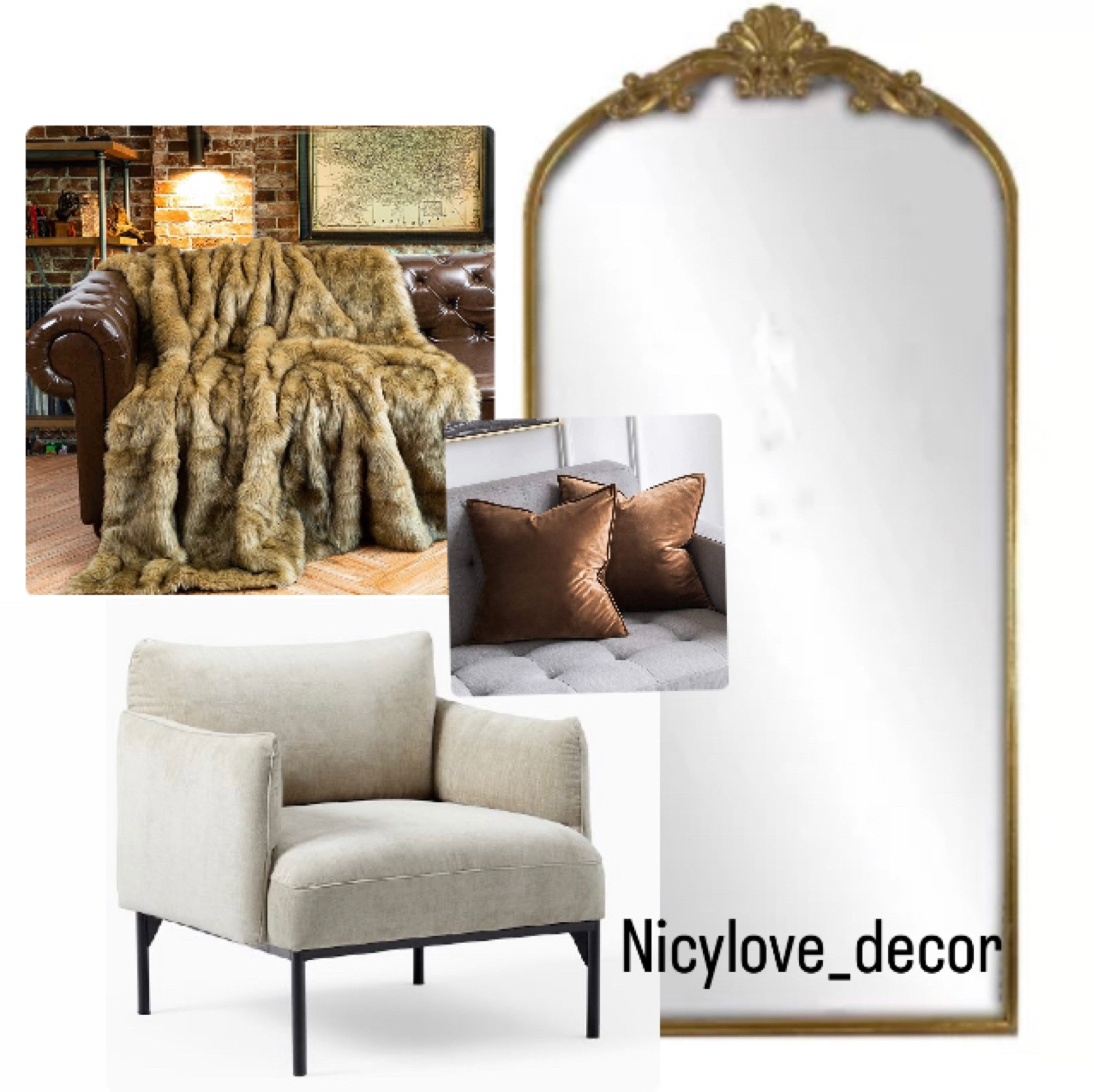Shop this combination. Affordable mirror from Sam’s club. Gorgeous chair from WestElm and that throw from Amazon will bring elegance to your space. #amazon #sale #discover 

#LTKFind #LTKstyletip #LTKhome