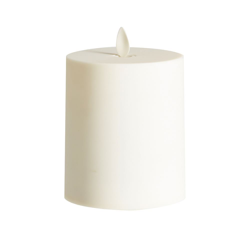 Premium Flickering Flameless Outdoor Pillar Candle | Pottery Barn (US)