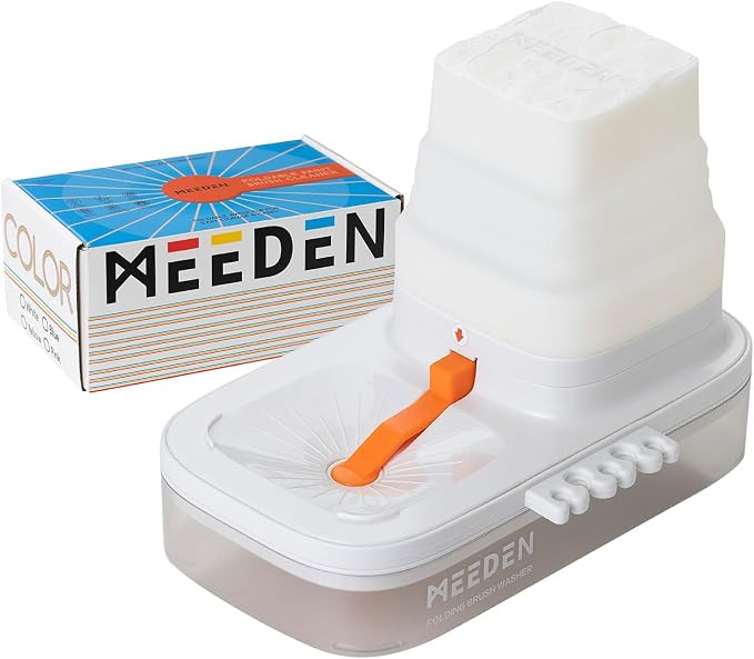 MEEDEN Portable Paint Brush Cleaner: Paint Brush Rinser with Drain for Acrylic, Watercolor & Wate... | Amazon (US)