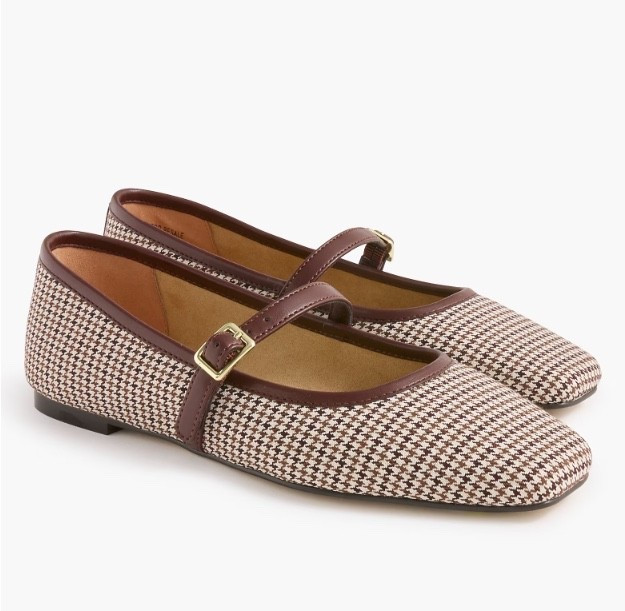 Houndstooth Mary Jane ballet flats

#LTKSeasonal #LTKSaleAlert