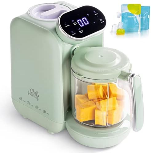 Baby Food Maker, 5 in 1 Baby Food Processor, Smart Control Multifunctional Steamer Grinder with Stea | Amazon (US)