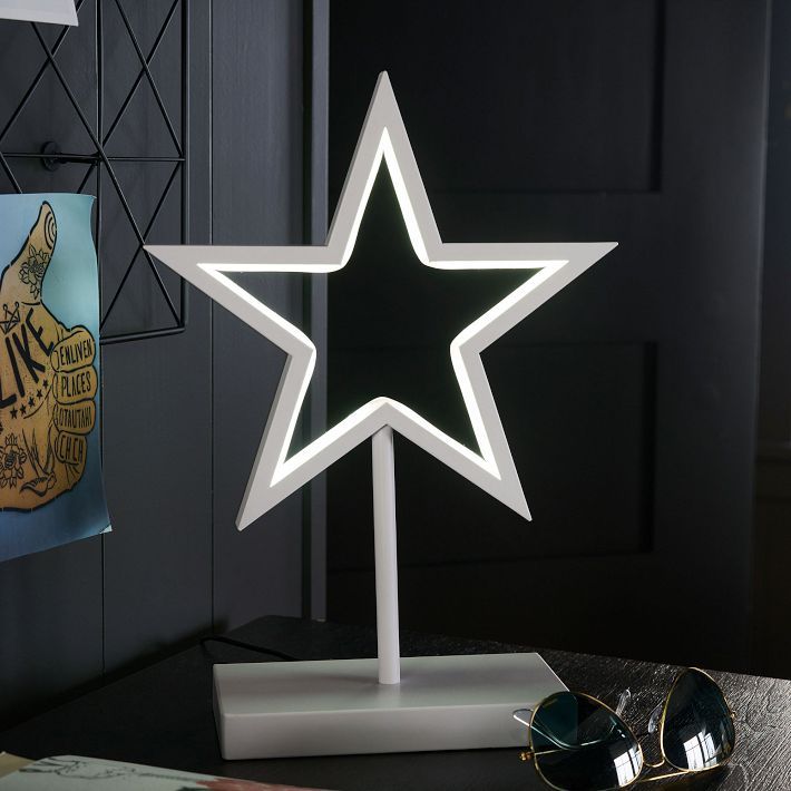 LED Star Tabletop Light | Pottery Barn Teen | Pottery Barn Teen