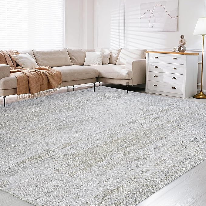 BALAPET 9x12 Modern Abstract Area Rug for Living Room Bedroom, Large Machine Washable Boho Floor ... | Amazon (US)