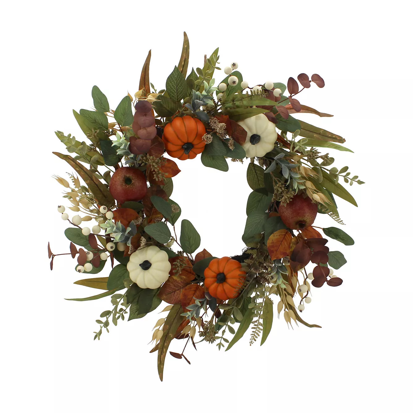 Celebrate Together\u2122 Fall Pumpkins & Pomegranate Artificial Wreath | Kohl's