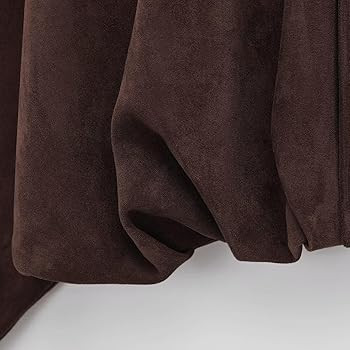 Odizli Wildlederjacke Damen Frühjahr Herbst Oversized Suede Jacket Kurz Bomberjacke | Amazon (DE)