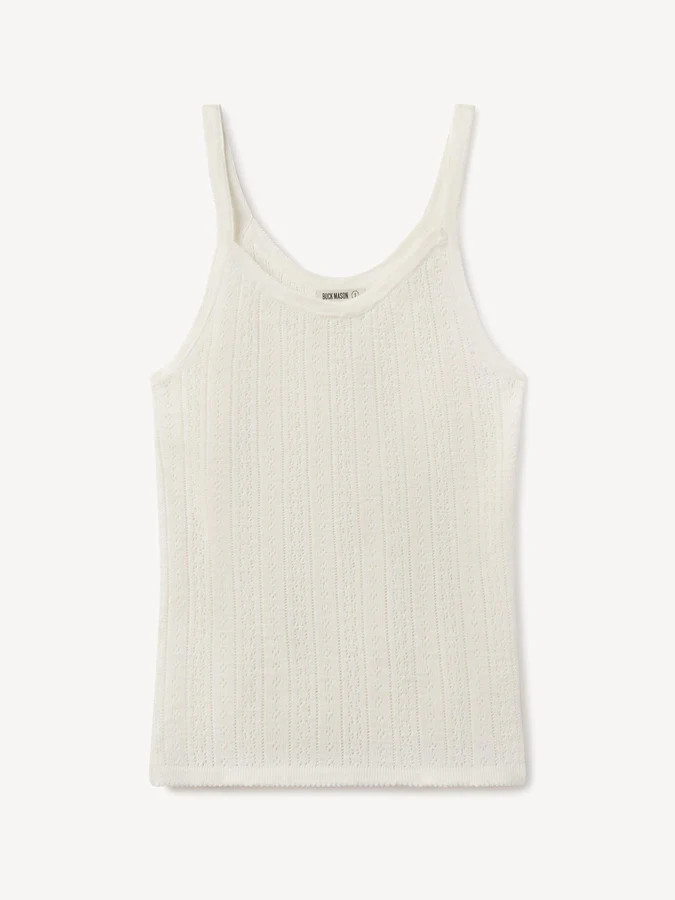 Coastal Linen Pointelle Tank | Buck Mason