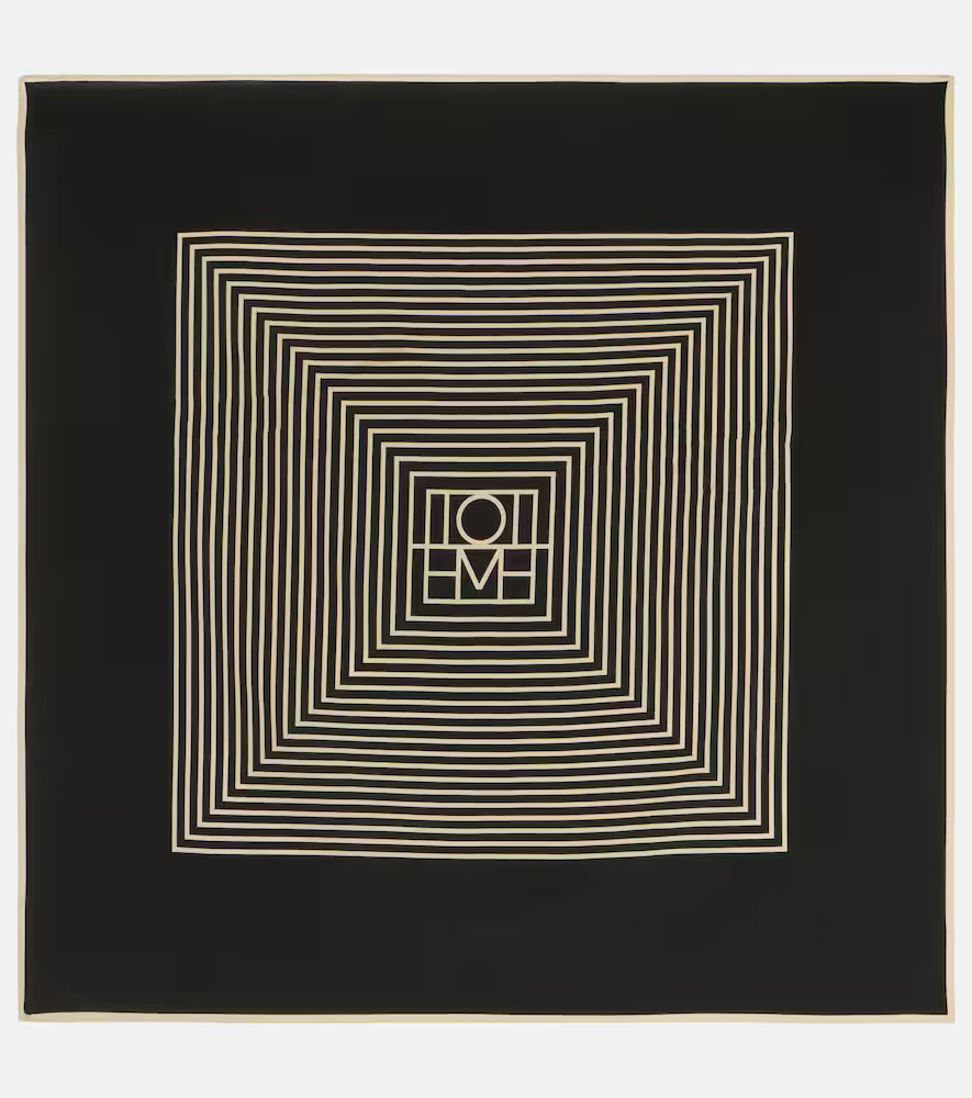 Toteme Foulard imprimé en soie | Mytheresa (FR)