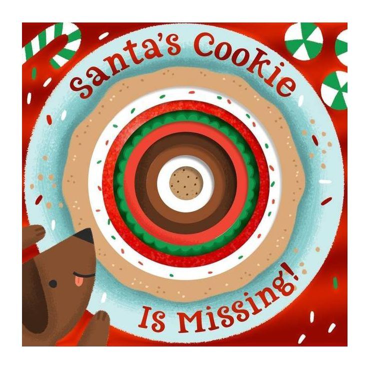 Santa's Cookie Is Missing! (Board Book with Die-Cut Reveals) - by Houghton Mifflin Harcourt | Target